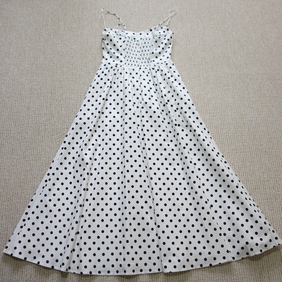 REFORMATION Vinny midi Dress - Malta Dot - Picture 5 of 10